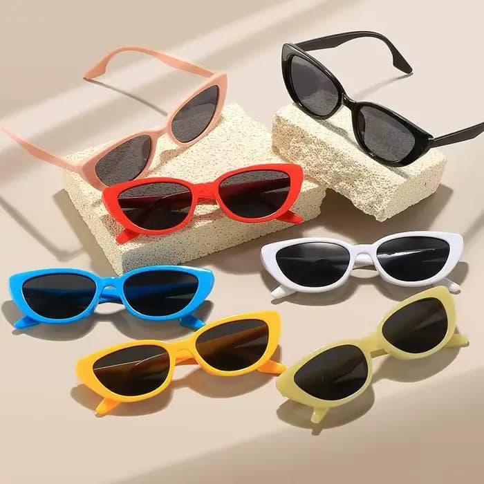 Lunettes de soleil œil de chat roses 2026 pour femmes