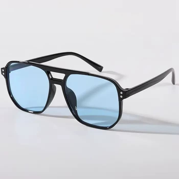 Lunettes de soleil carrées rétro pour femmes et hommes