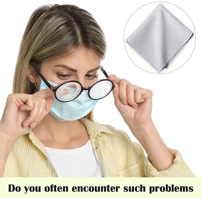 Lingettes Anti-buée réutilisables pour lunettes
