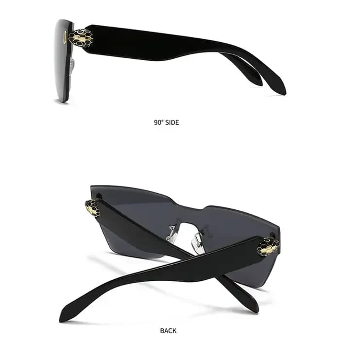 Lunettes de soleil Vintage sans bords pour hommes et femmes