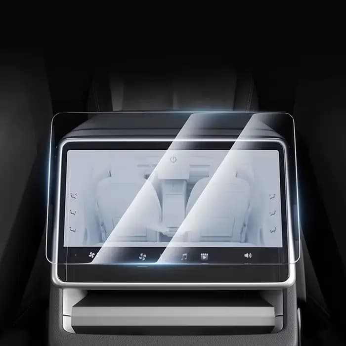 Film de protection en verre trempé pour voiture, pour Tesla modèle 3 Highland modèle Y Juniper 2024 2025, Film pour écran tactile de commande centrale de rangée arrière