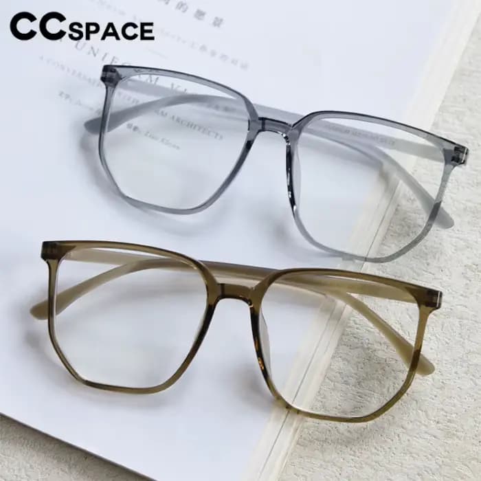 Lunettes de lecture optiques polygonales pour hommes et femmes