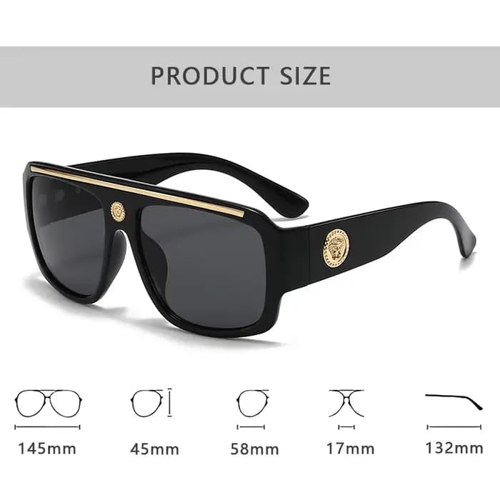 Lunettes de soleil de luxe de marque de mode pour hommes et femmes 2026