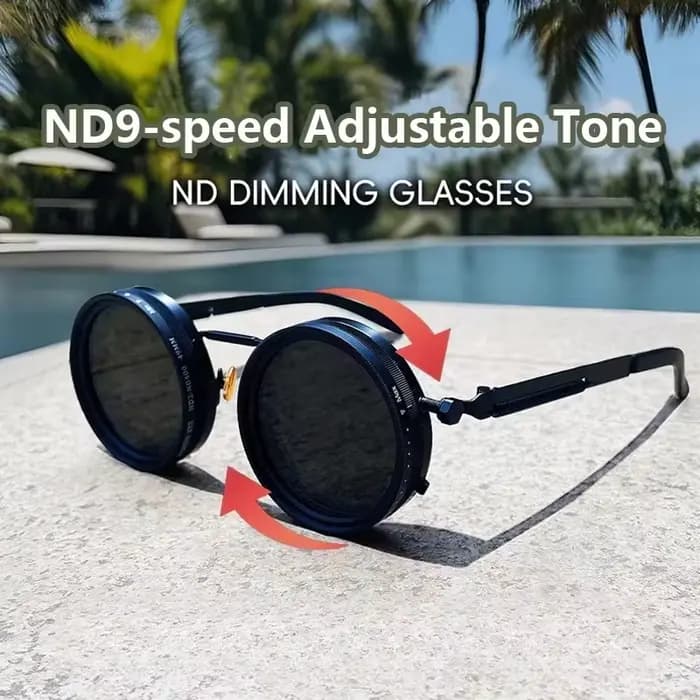 Lunettes de soleil rondes polarisées ND9