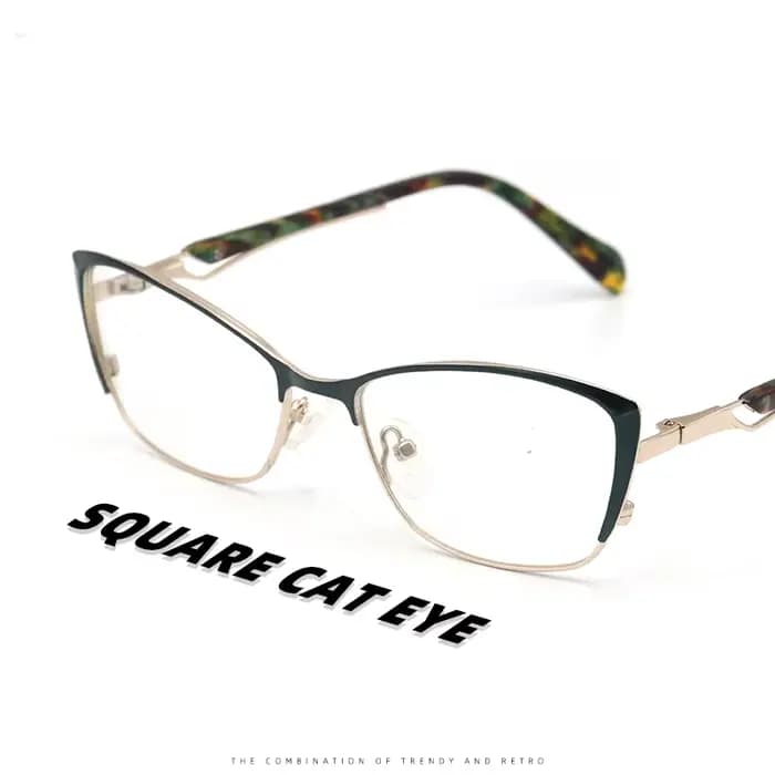 Petite monture de lunettes en œil de chat pour femmes