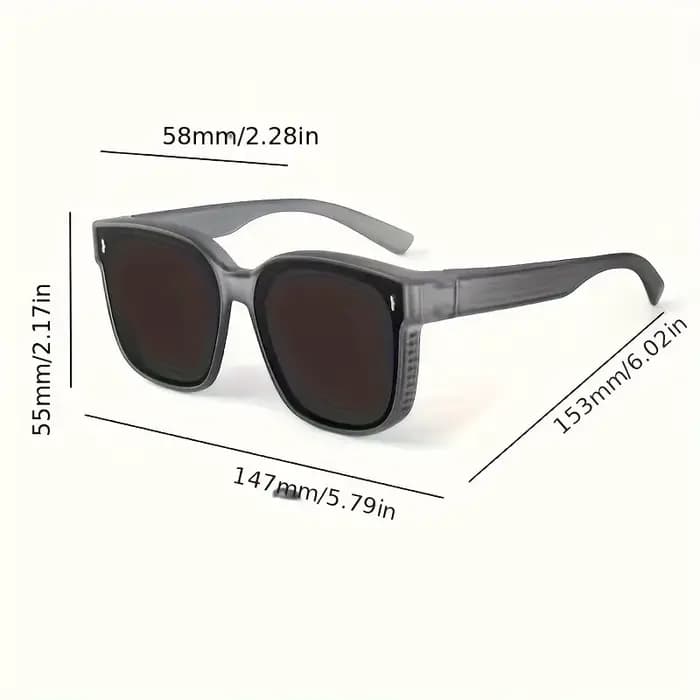 Lunettes de soleil vintage anti-reflets pour hommes et femmes