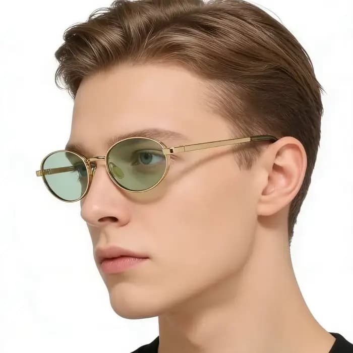 Lunettes de soleil ovales SEAMERGO Hip-hop pour femmes et hommes