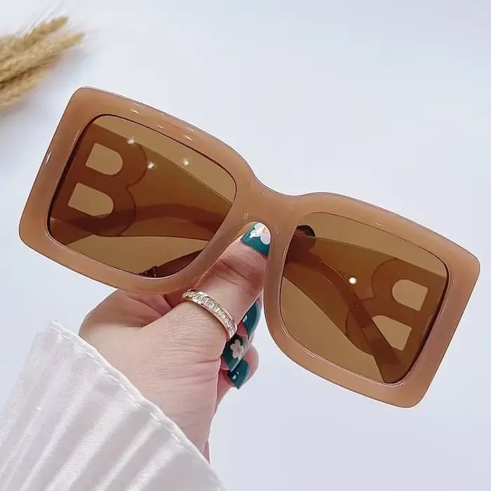 Grand carré luxueux lunettes De soleil femmes hommes marque concepteur mode