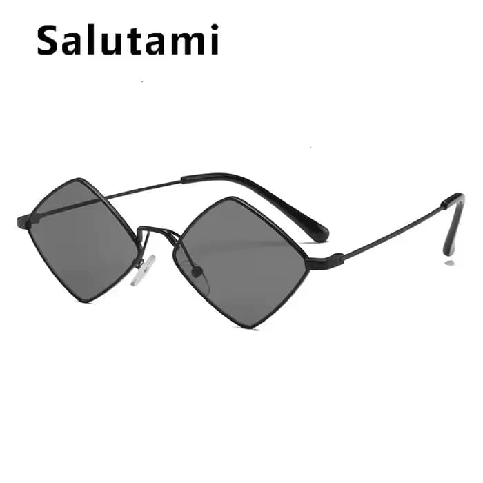 Petites lunettes de soleil en forme de diamant pour homme et femme