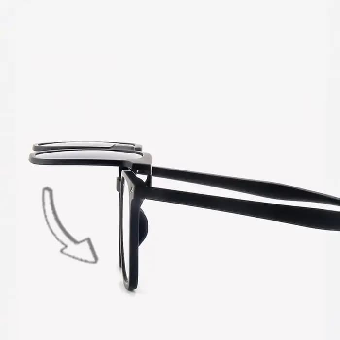 Haute qualité 160mm grande taille lunettes cadre 3 en 1 pince magnétique