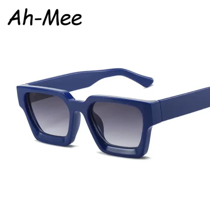 Mode Vintage cyclisme carré lunettes de soleil hommes femmes rétro marque concepteur