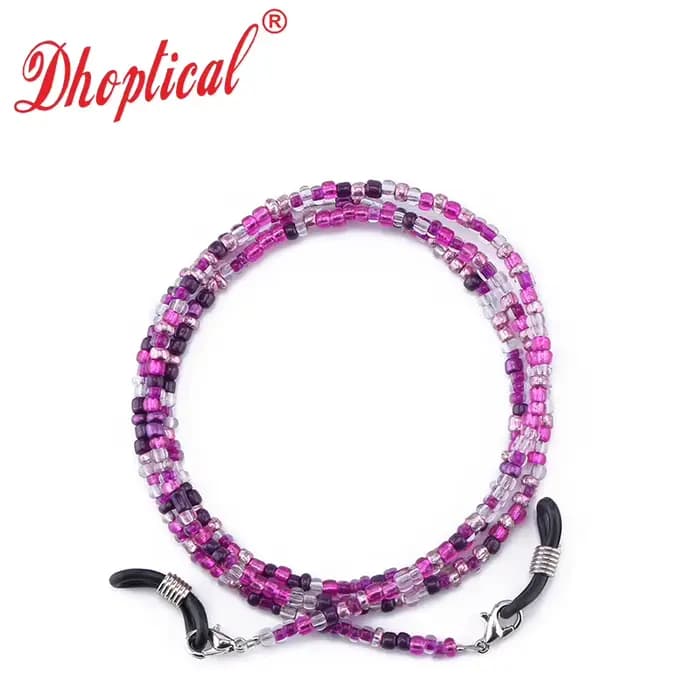 JO, Lunettes perlées et sangle de lunettes de soleil pour femme