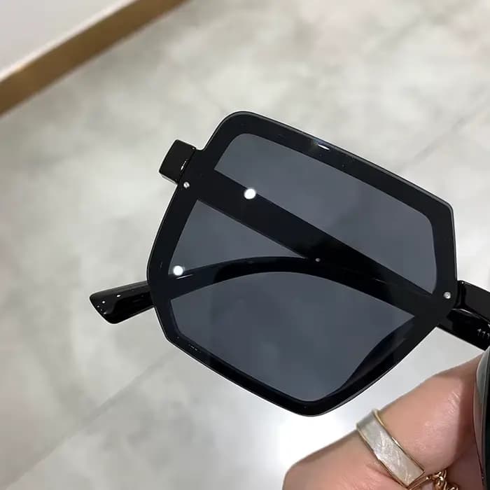 Lunettes de soleil Vintage à grande monture pour femmes et hommes