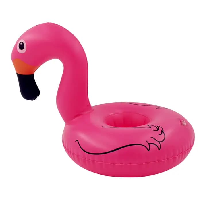 Porte-gobelet gonflable en PVC en forme de cygne, sous-verres flottants portables, support de verre pour boissons, décoration de fête de piscine