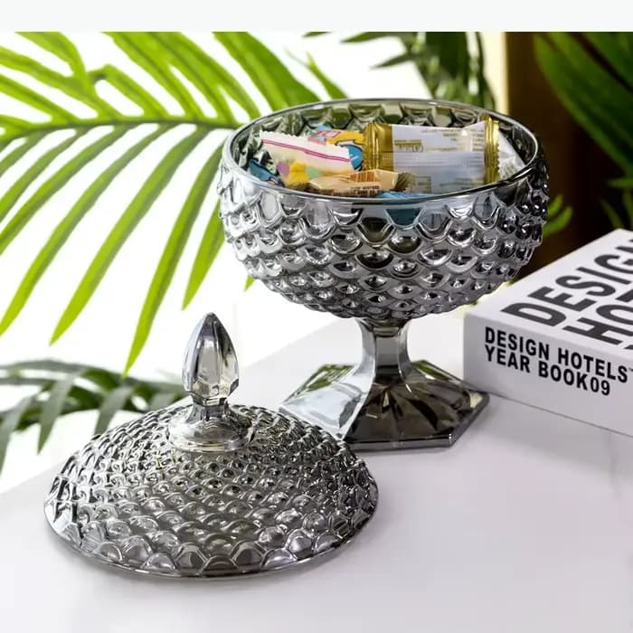 Bocaux de rangement en verre simples avec couvercles, boîtes à bonbons et snacks, pots à fruits et biscuits pour la maison et la cuisine, contenants alimentaires décoratifs