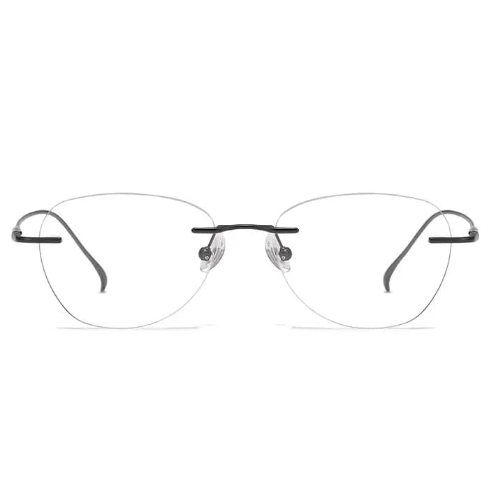 MOMOJA 2025 nouveau ovale sans monture lunettes cadre hommes femmes mode ultraléger