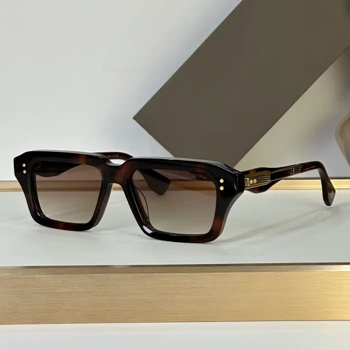 ADITA DETRON 459S TAILLE 52-17-14 Lunettes de soleil de haute qualité pour hommes Style titane Design tendance