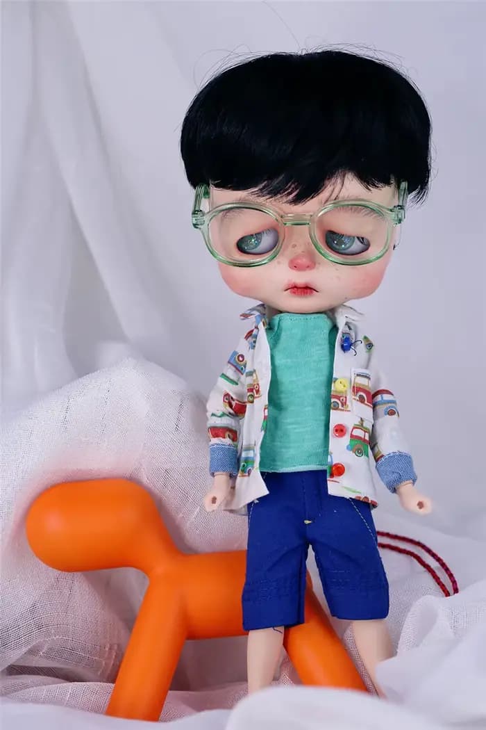 Lunettes de soleil en peluche BJD Blyth beurre, accessoires de bricolage, jouets Kiev illage, cadeau de mode, 1/3 cm, 1/6 cm, 1/8 cm, 60cm