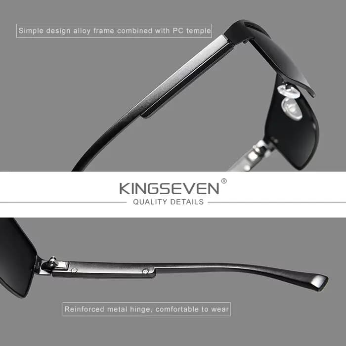 KINGSEVEN Hommes Polarisées Photochromiques lunettes de Soleil Femmes Caméléon