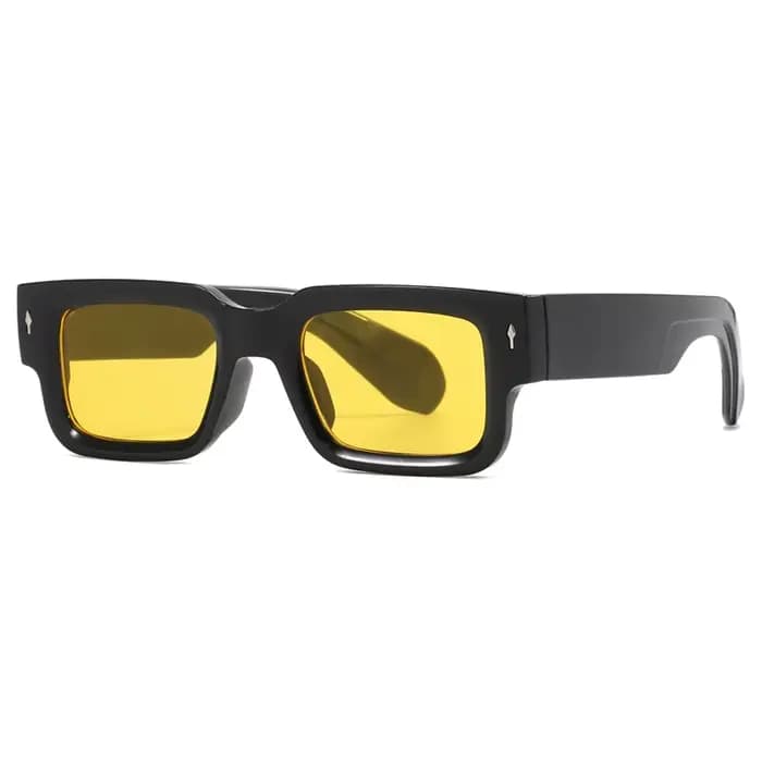 Lunettes de soleil à monture épaisse pour hommes