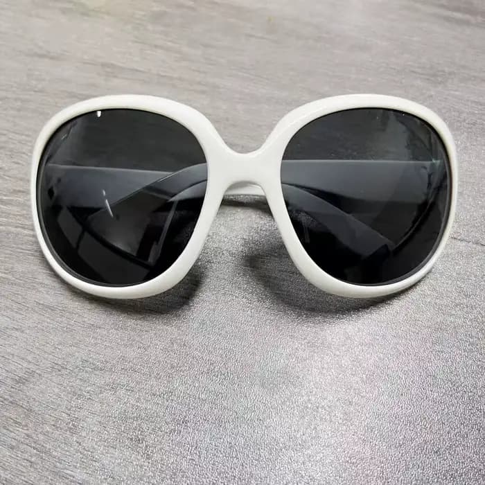 Nouvelles lunettes de soleil circulaires à grande monture pour femmes