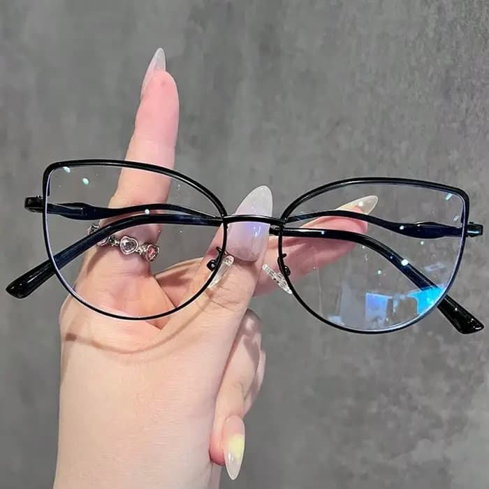 Lunettes unies à la mode pour femmes