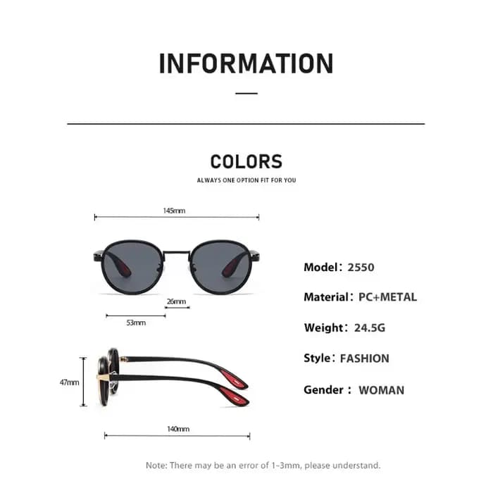 Lunettes de soleil de luxe en métal pour hommes