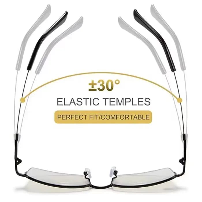 Lunettes de lecture photochromiques progressives en alliage de titane pour femmes et hommes
