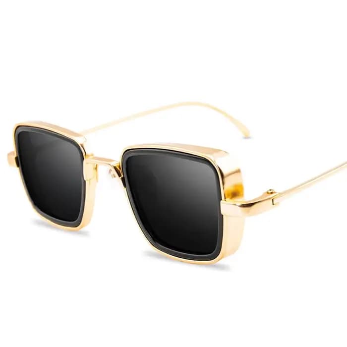 Lunettes de soleil rétro steampunk vintage pour hommes et femmes