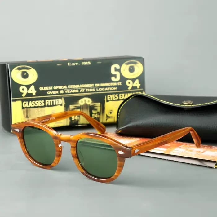 Lunettes de soleil polarisées vertes pour hommes et femmes