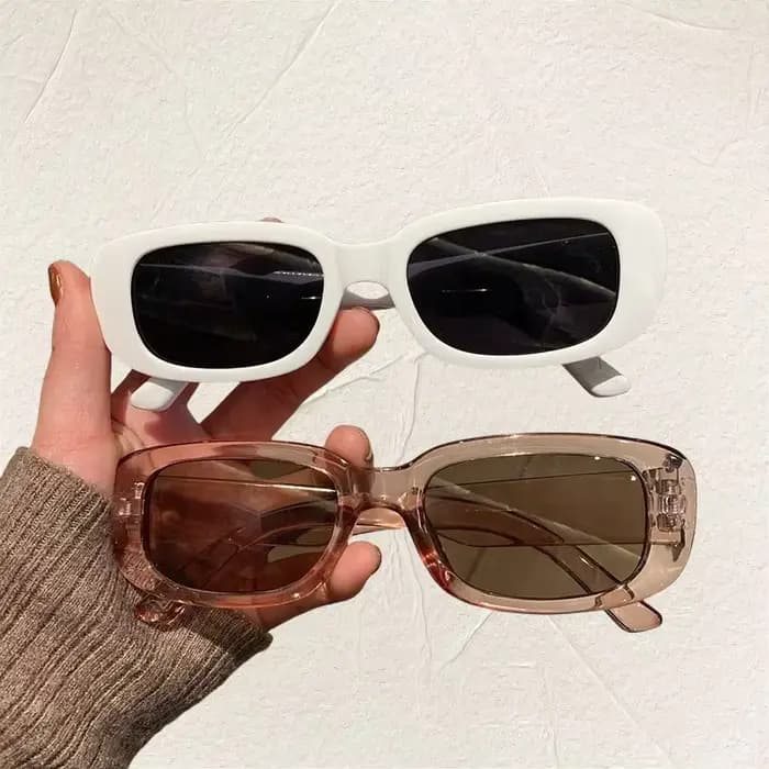 Lunettes de soleil carrées Vintage pour femmes