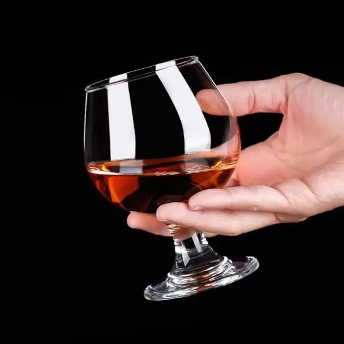 2 pièces ensemble 8.7oz 255ml pied court verre à vin rouge ensemble Bar vin étranger verres à Cocktail Transparent Cognac verre vin ustensiles