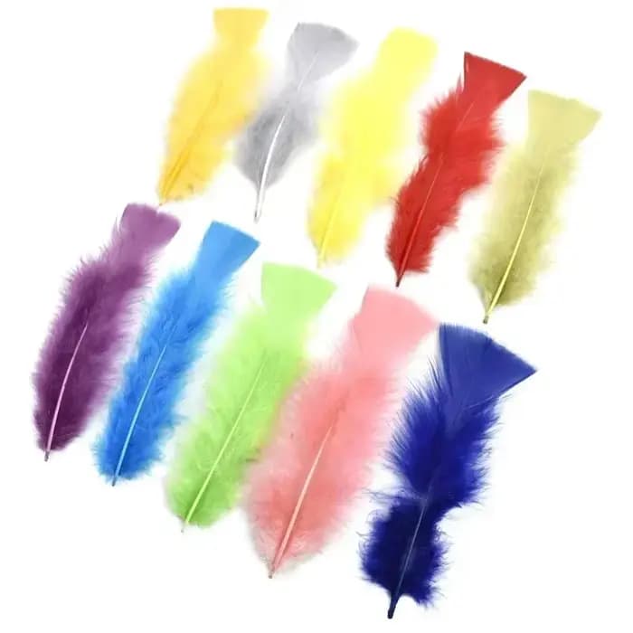 Plumes de dinde pour l'artisanat, 12-17 cm, attrape-rêves, décoration en plumes, fabrication de bijoux, accessoires artisanaux, décoration de mariage et de fête