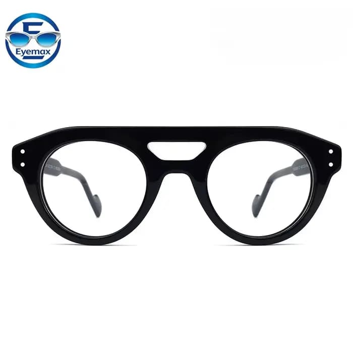 Monture de lunettes Eyemax rétro ronde pour hommes et femmes