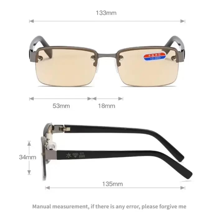 Lunettes de lecture rétro de luxe pour hommes et femmes