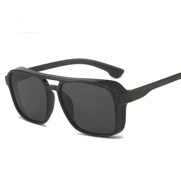 1 paire de lunettes de soleil classiques style steampunk pour hommes et femmes