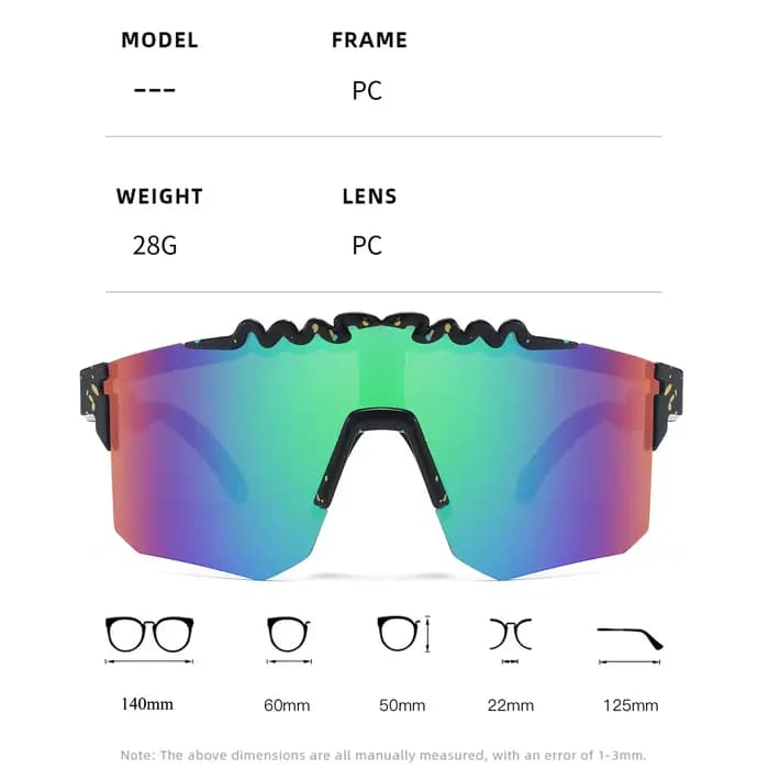 Lunettes de soleil fantaisie pour garçons et filles de 6 à 18 ans