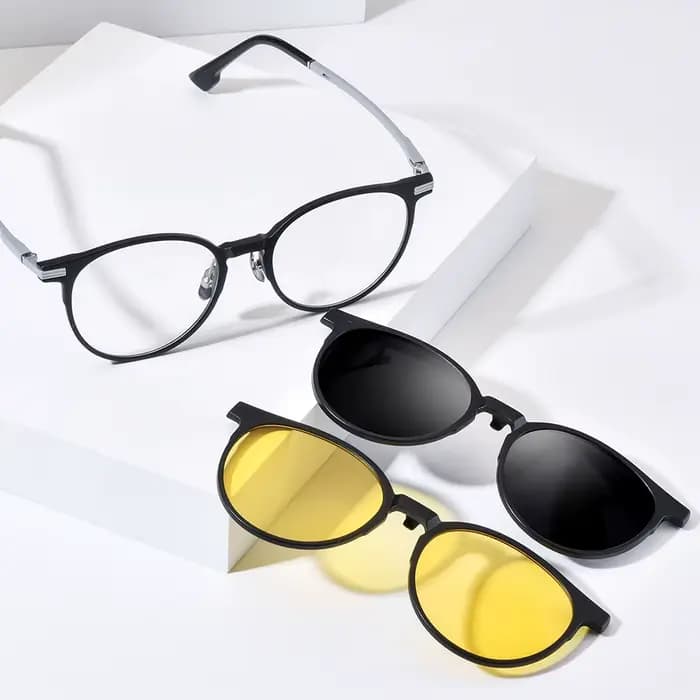 NIANZHEN TR90 – Monture de lunettes en alliage pour hommes