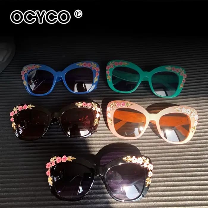 Lunettes de soleil œil de chat vintage pour femmes