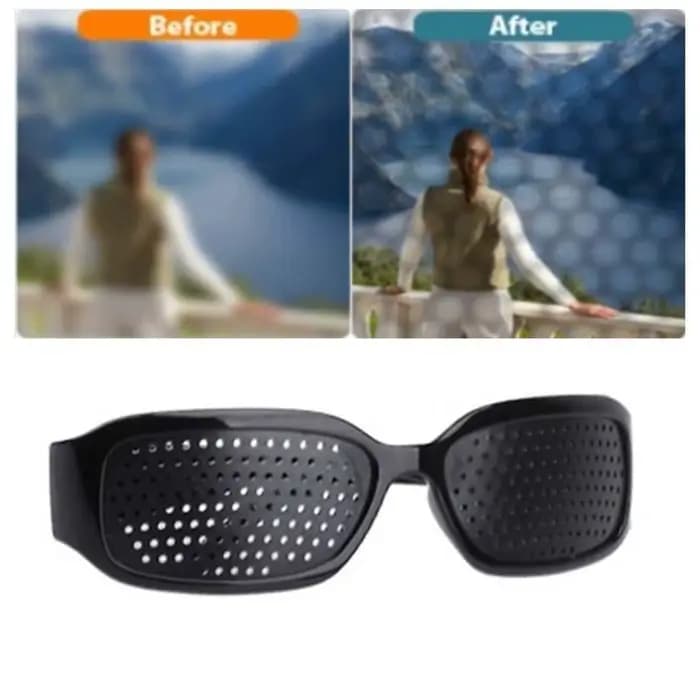 Lunettes à trous de pinhole tendance pour hommes et femmes