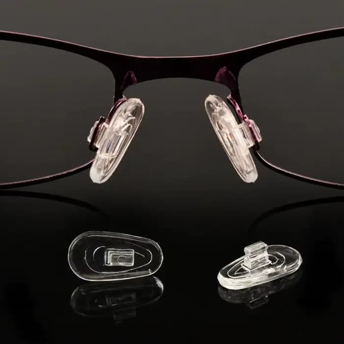 Coussinets de nez en Silicone pour lunettes