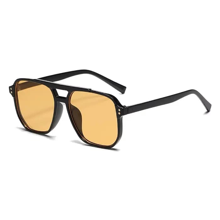 Randonnée classique surdimensionné pilote Anti lumière lunettes femmes Vintage Double pont grand ovale soleil nuances