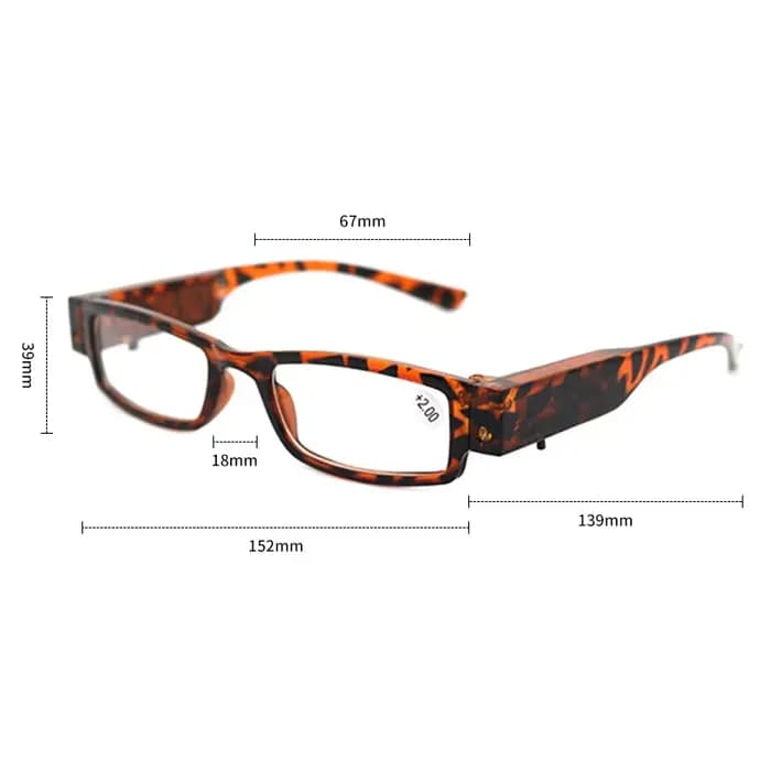 Lunettes de lecture LED