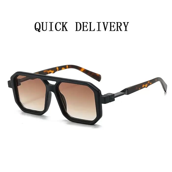 2024 lunettes De soleil carrées pour hommes Vintage mode
