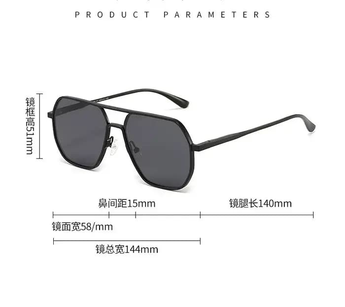 Lunettes photochromiques polarisées carrées