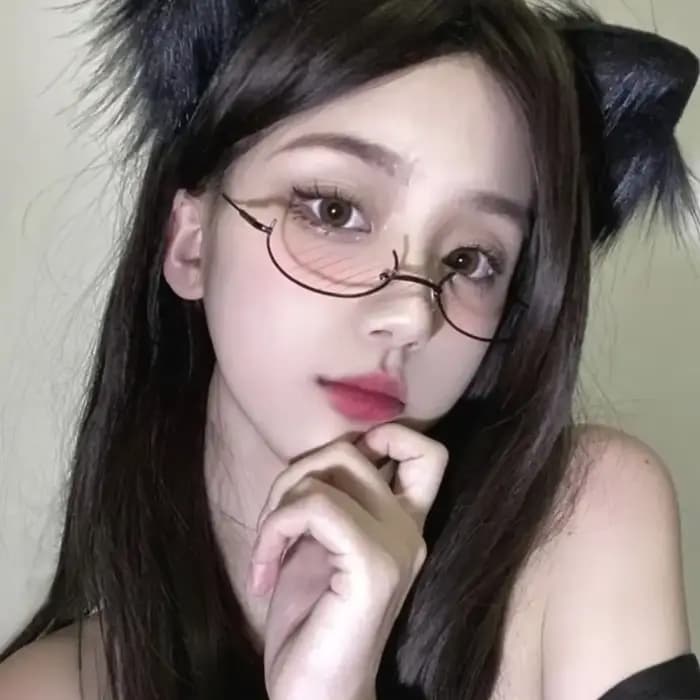Lunettes ovales en métal pour femmes et filles