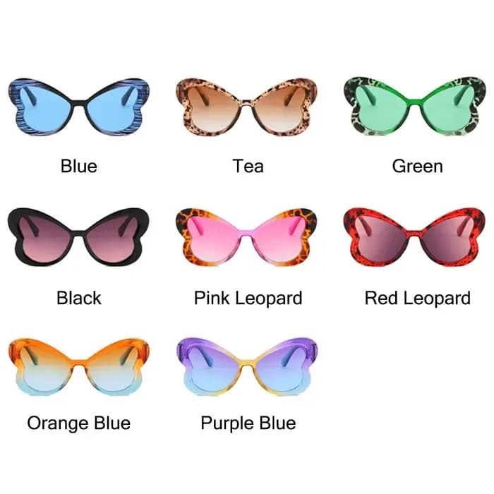 Lunettes de soleil papillon nickel é pour dames