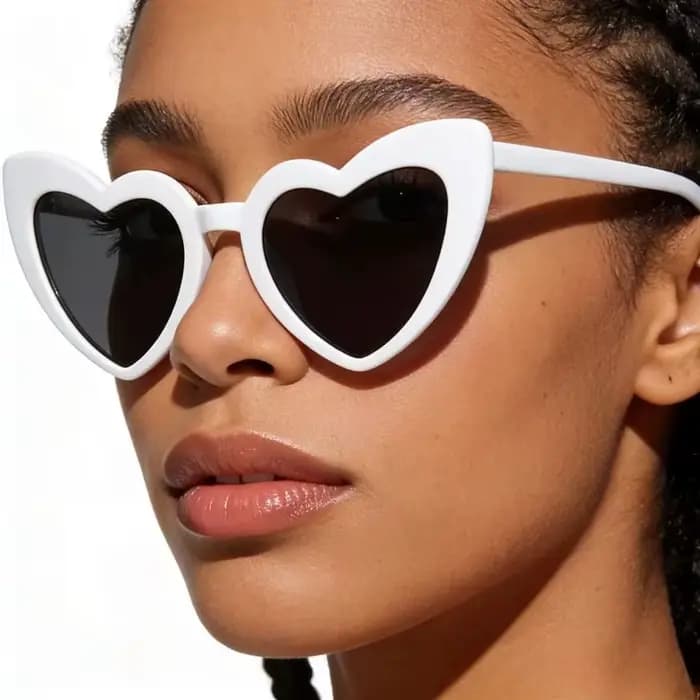 1 paire de lunettes de soleil tendance pour femme
