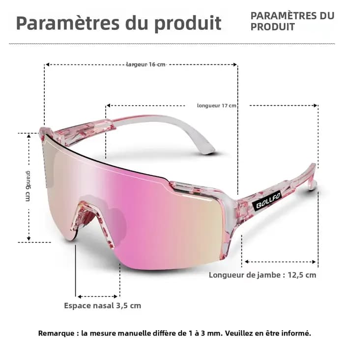 Lunettes de soleil de cyclisme photochromiques femmes hommes UV400