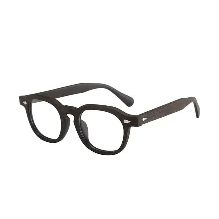 Lunettes en bois naturel monture hommes Super grande taille